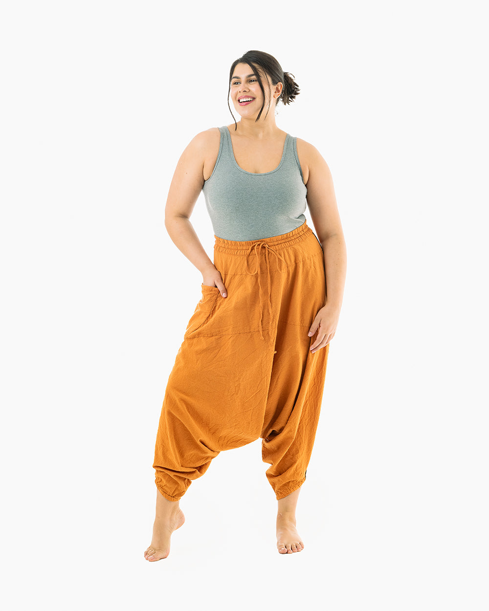 buddha pants#color_orange