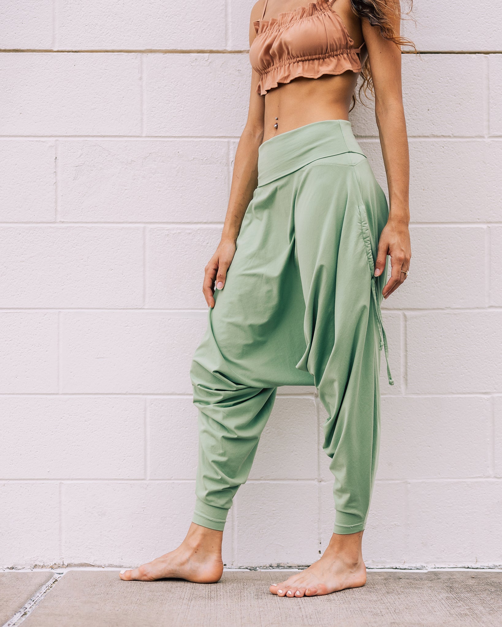 gypsy pants #color_pistachio 