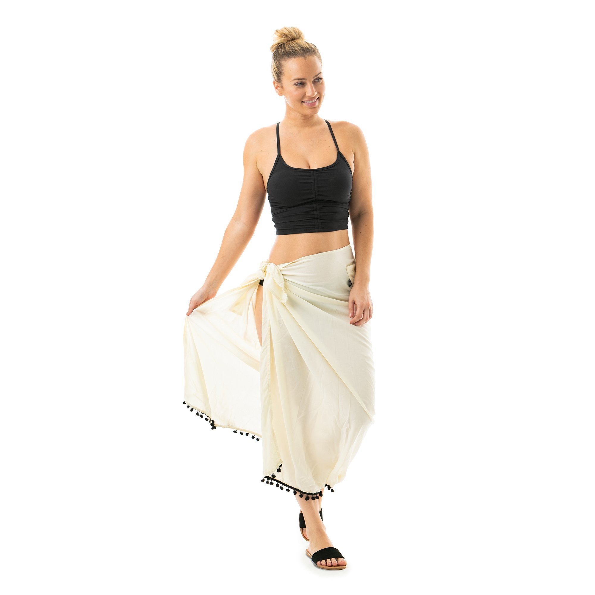 Sarong By: Buddha Pants® - Buddha Pants® #color_cream